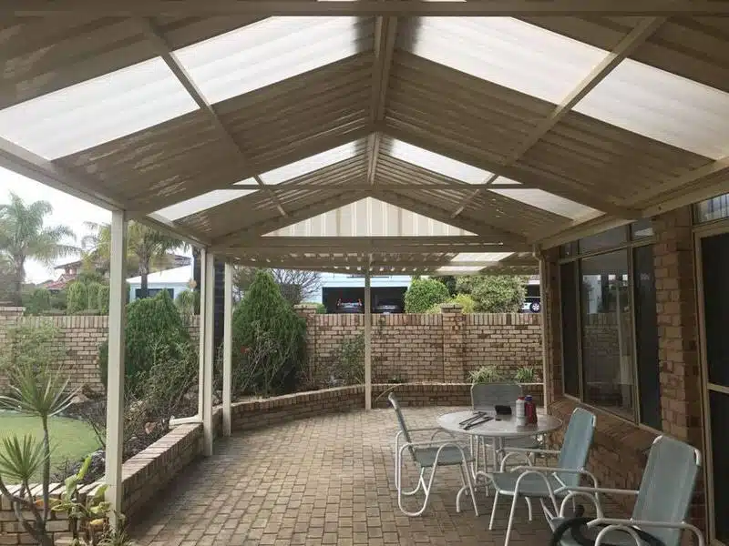 Canning patio design and installation by The Patio Factory