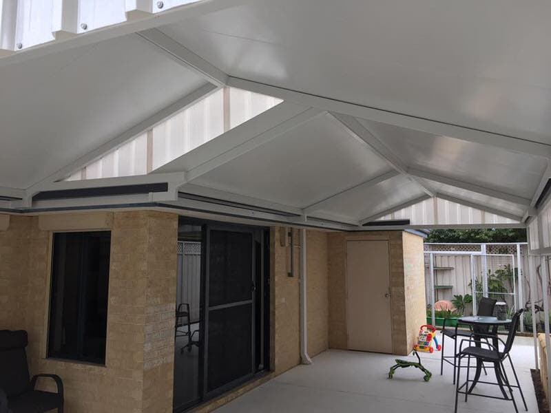 Insulated gable patio Perth