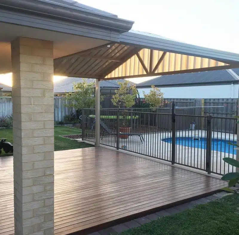 Belmont patio design and installation by The Patio Factory