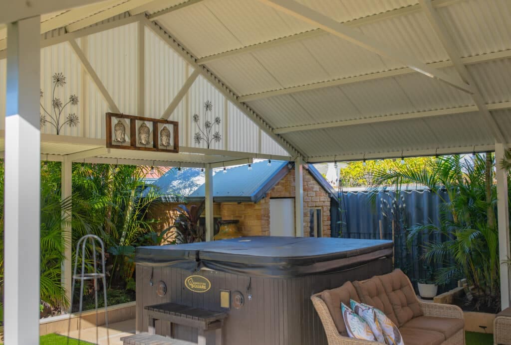 Gable patio Perth installation 3