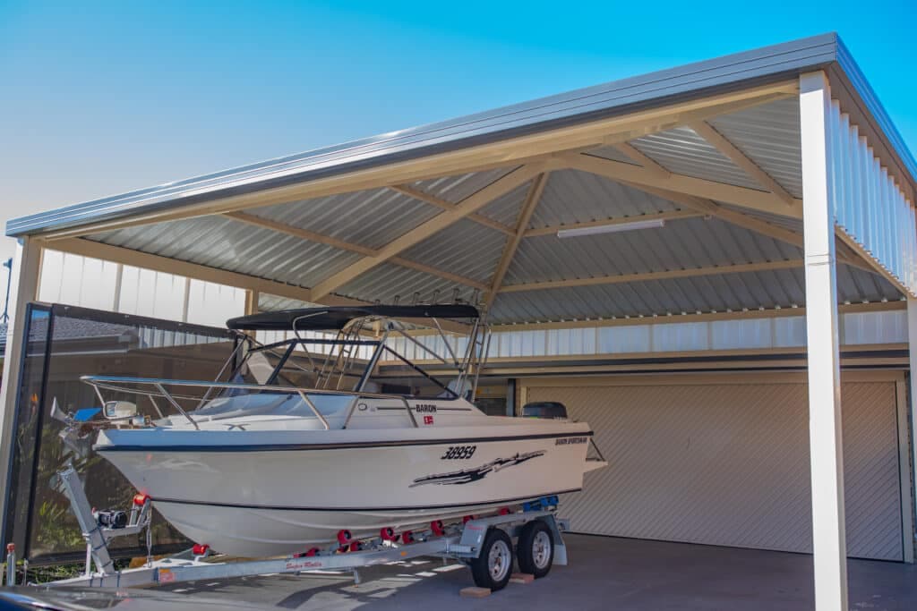 Gable patio Perth installation 4