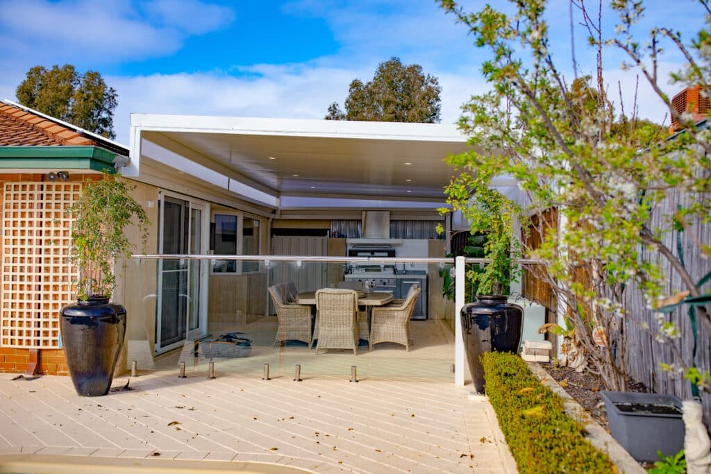 Raised Flat patio Perth installation
