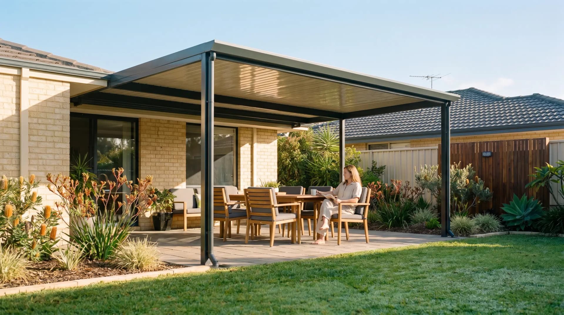 Flat roof patio Perth