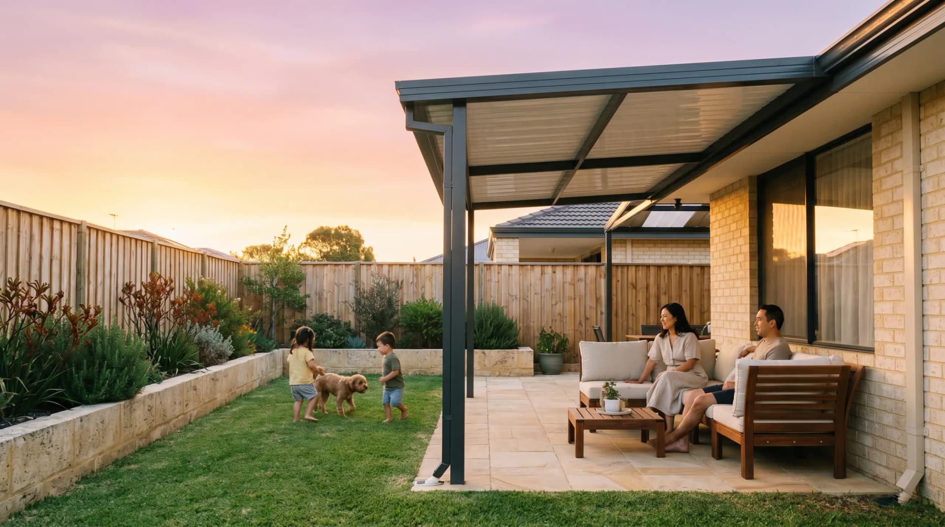 Flat roof patio Perth