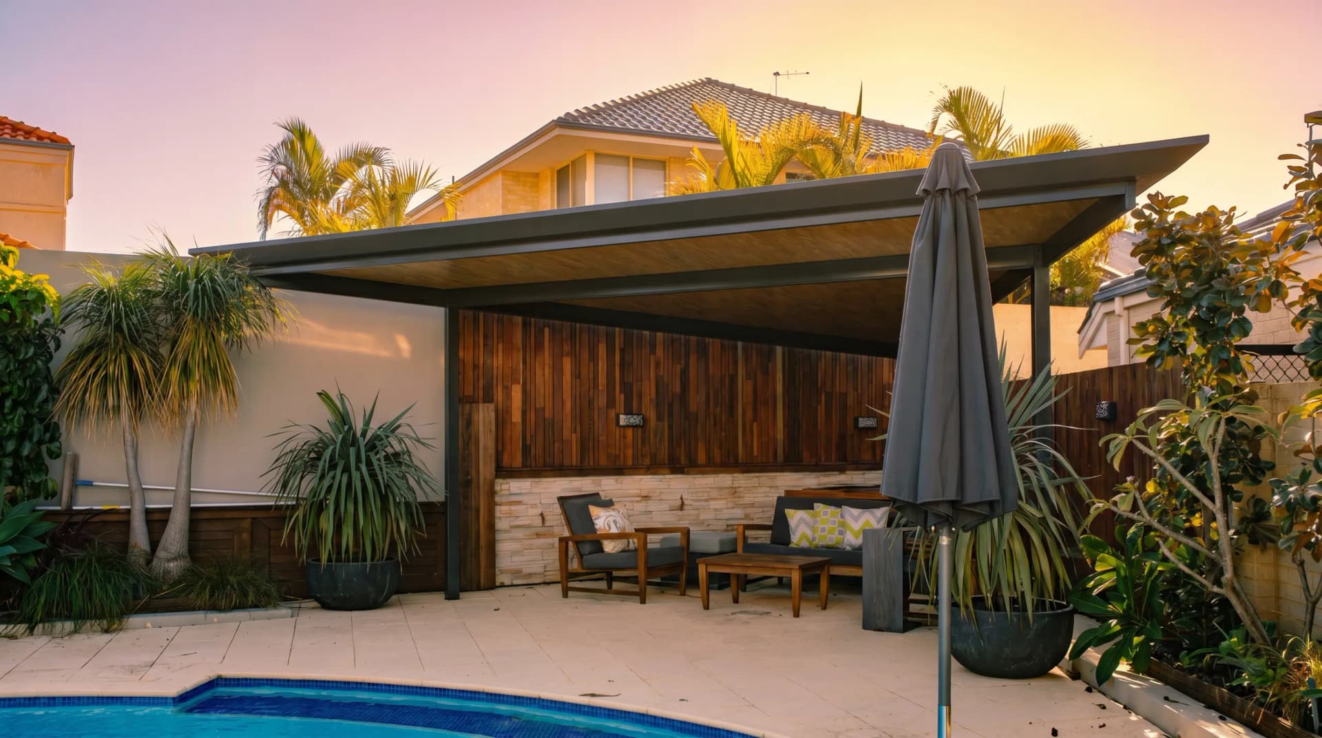 Flat roof patio Acerglen Perth
