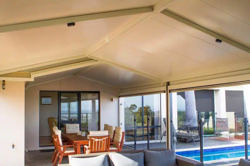 Gable patio with insulated roofing Perth