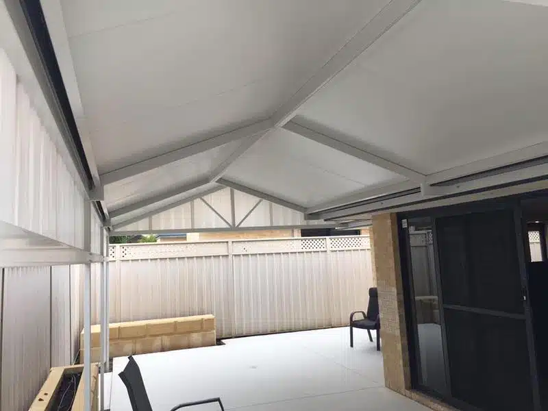 Insulated gable patio Perth