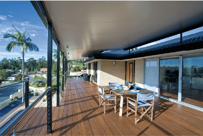 patio verandah adds value to a home