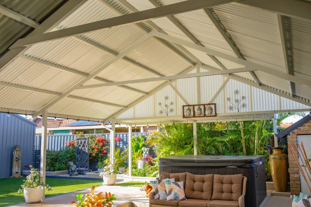Gable patio Perth installation