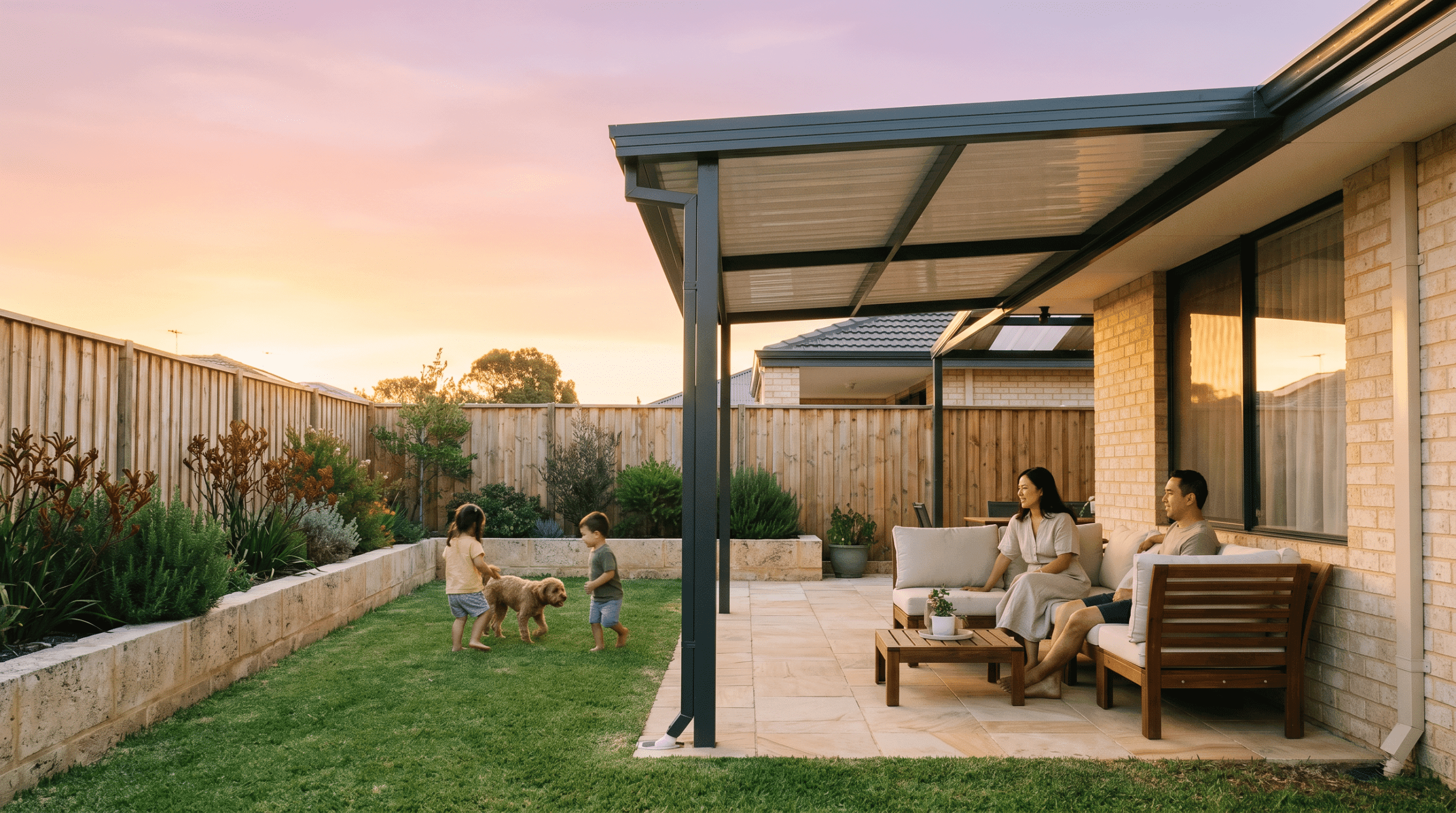 Flat roof patio Perth