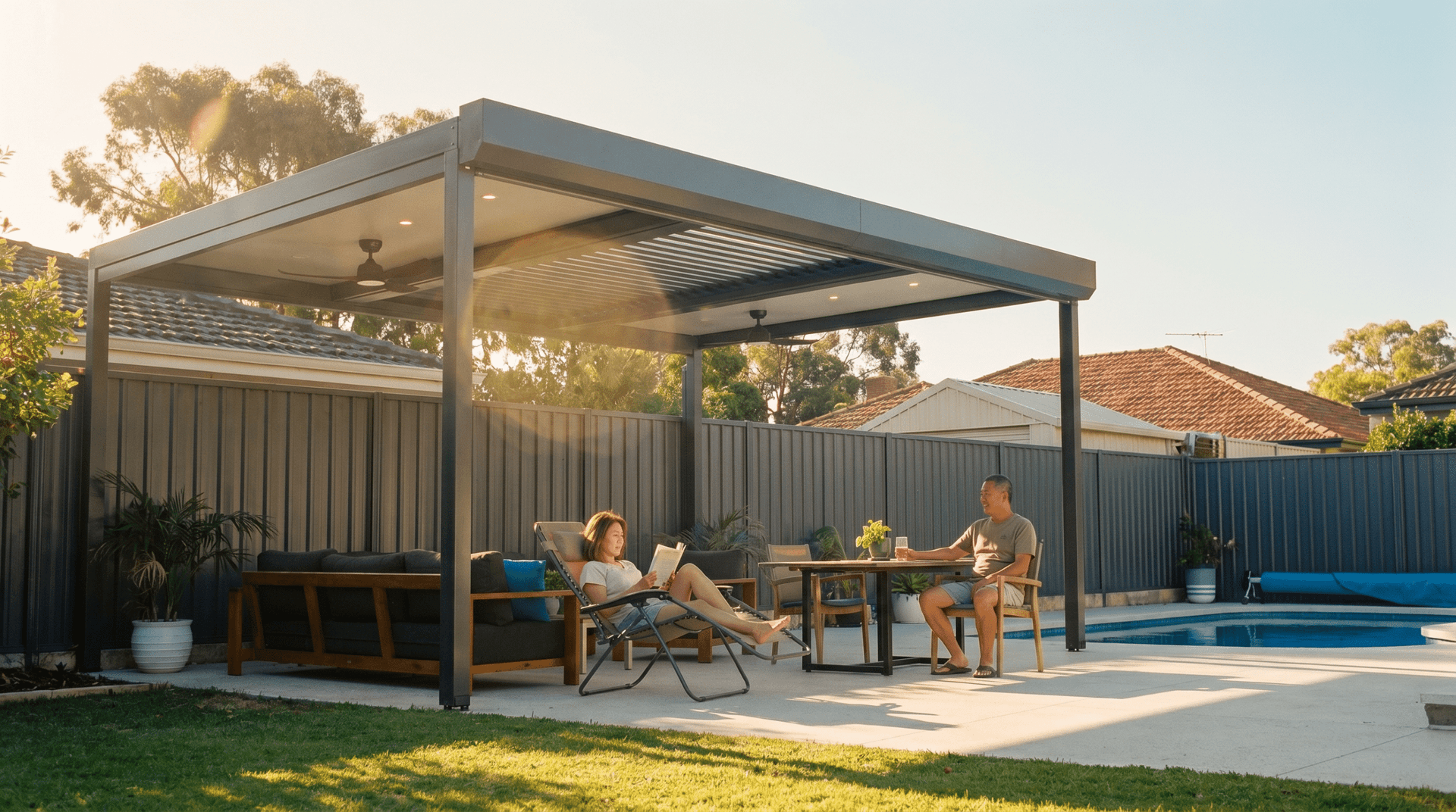 Louvre patio Perth installation