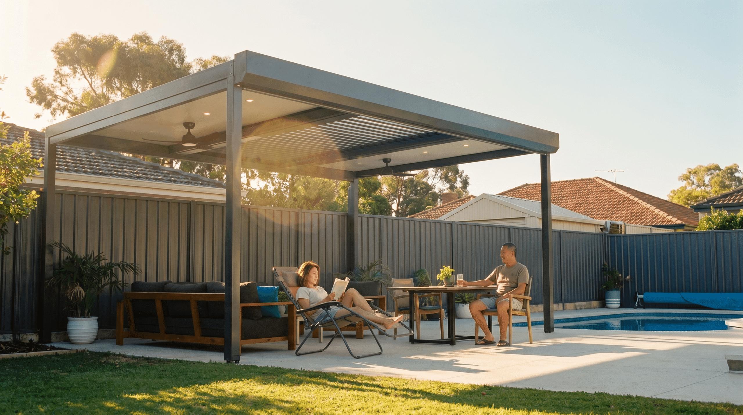 Louvre patio Perth installation