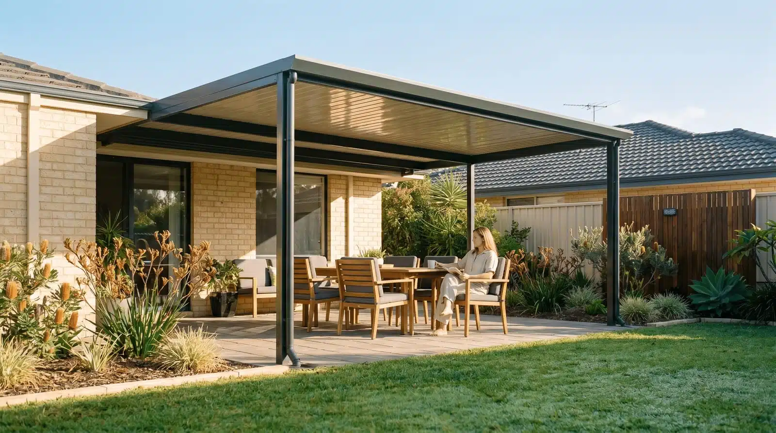 Flat roof patio Perth