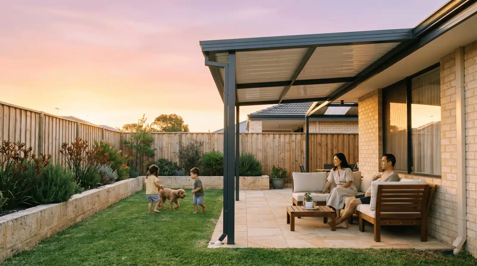 Flat roof patio Perth