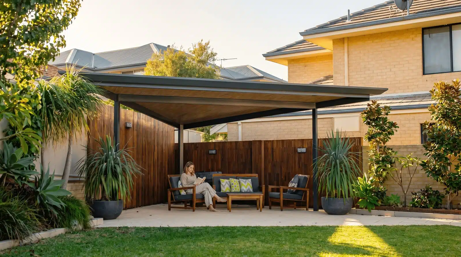 Flat roof patio Acerglen Perth