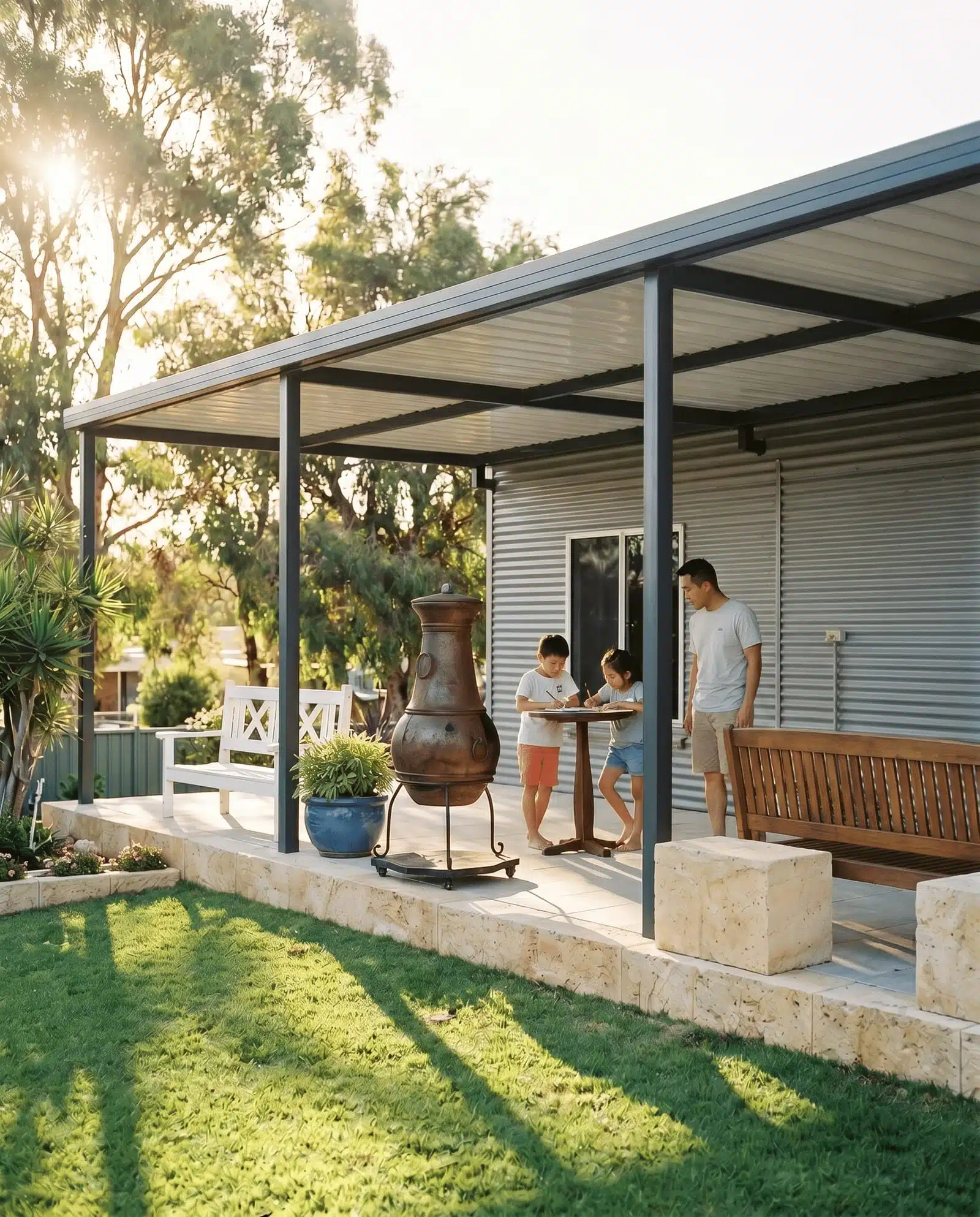Flat roof patio Perth