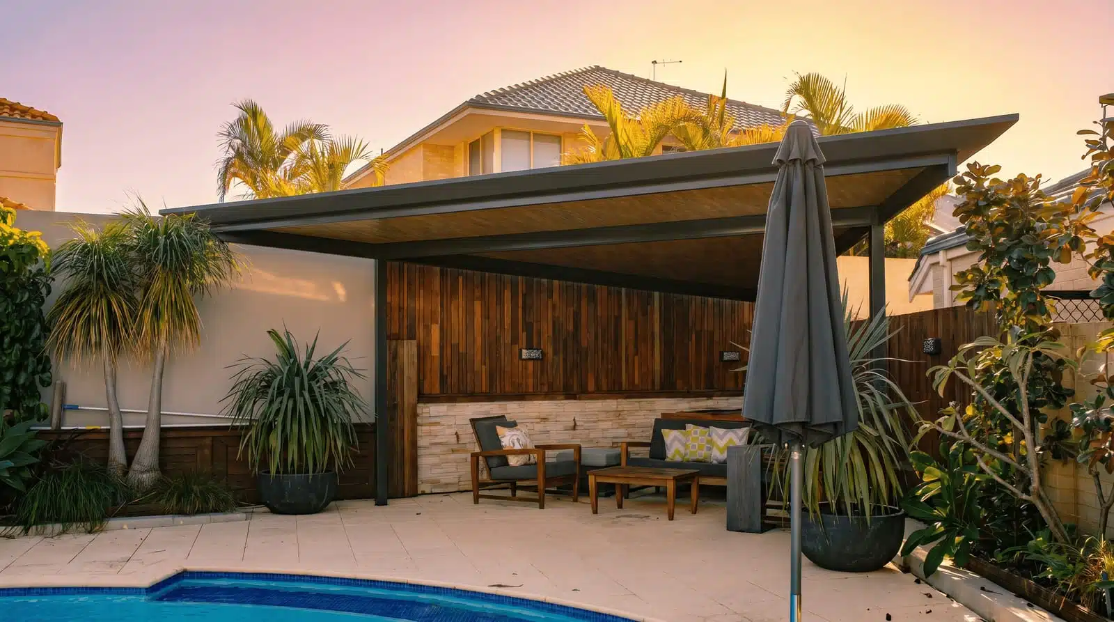 Flat roof patio Acerglen Perth