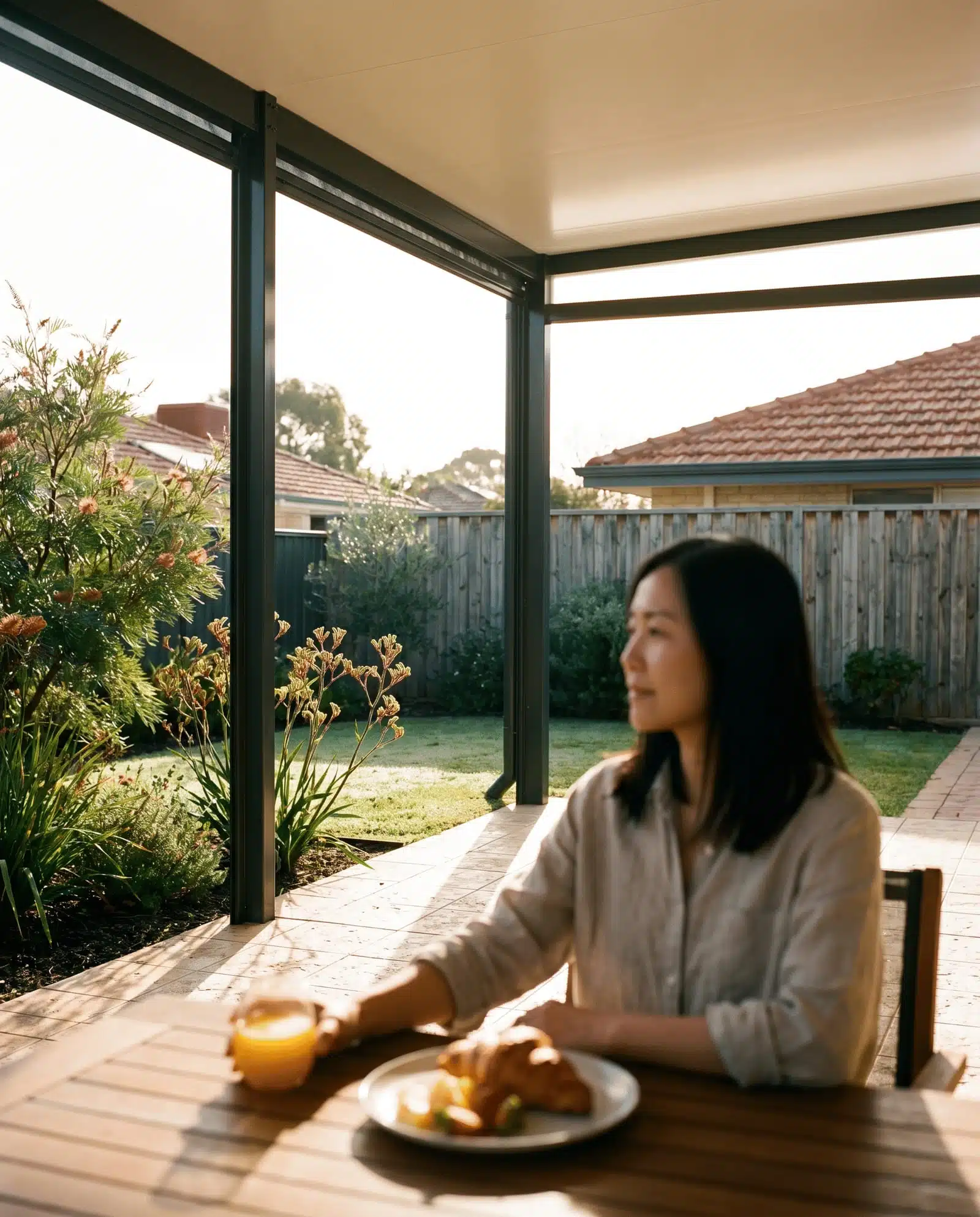 Raised flat patio Perth